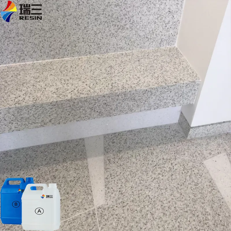 Époxy de sol de garage haut de gamme bon marché avec éclats et flocons de couleur décoratifs