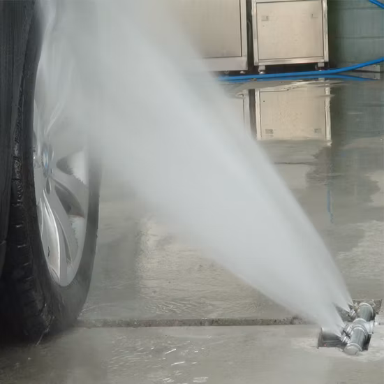 Contrôle automatique intelligent, nettoyage de véhicule sans contact/sans contact, machine électrique de lavage de voiture avec éclairage LED/système de mousse